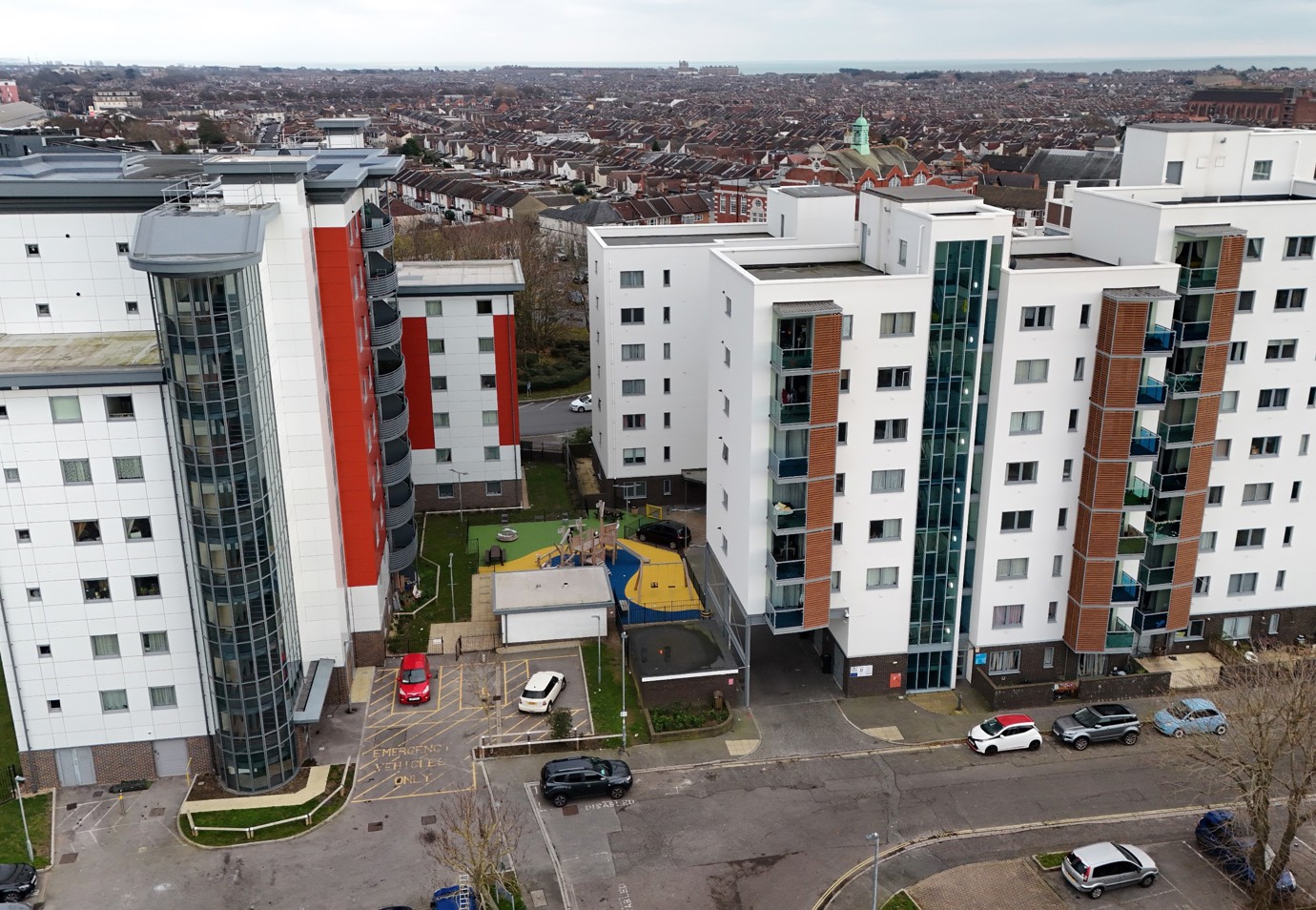 Lawtech Group - UK - Cladding & Facade Specialists  - Collins Place & Priory View