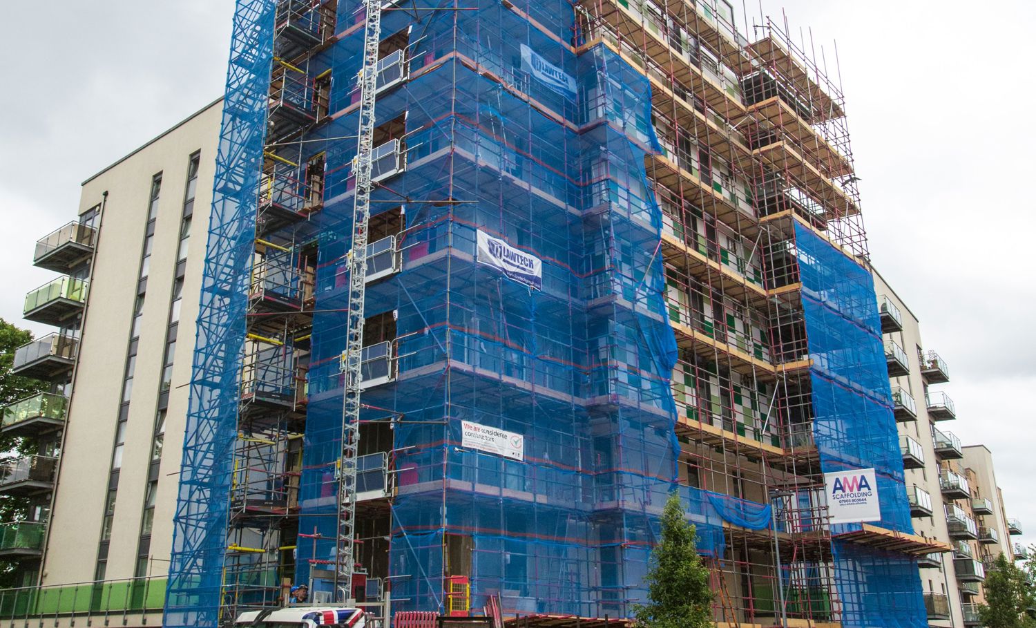 Lawtech Group - UK - Cladding & Facade Specialists - Exeter House